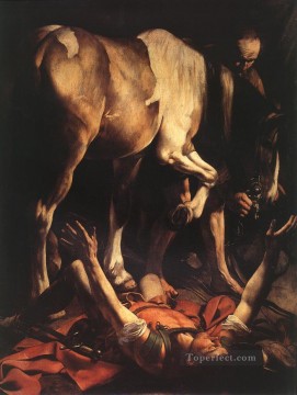 Caravaggio Painting - La conversión camino a Damasco Caravaggio